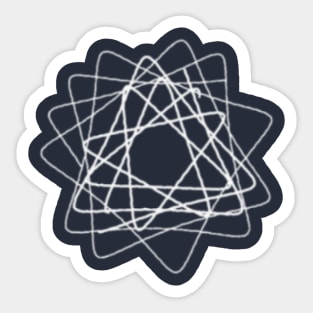 Imperfect Spirograph no. 4 Sticker